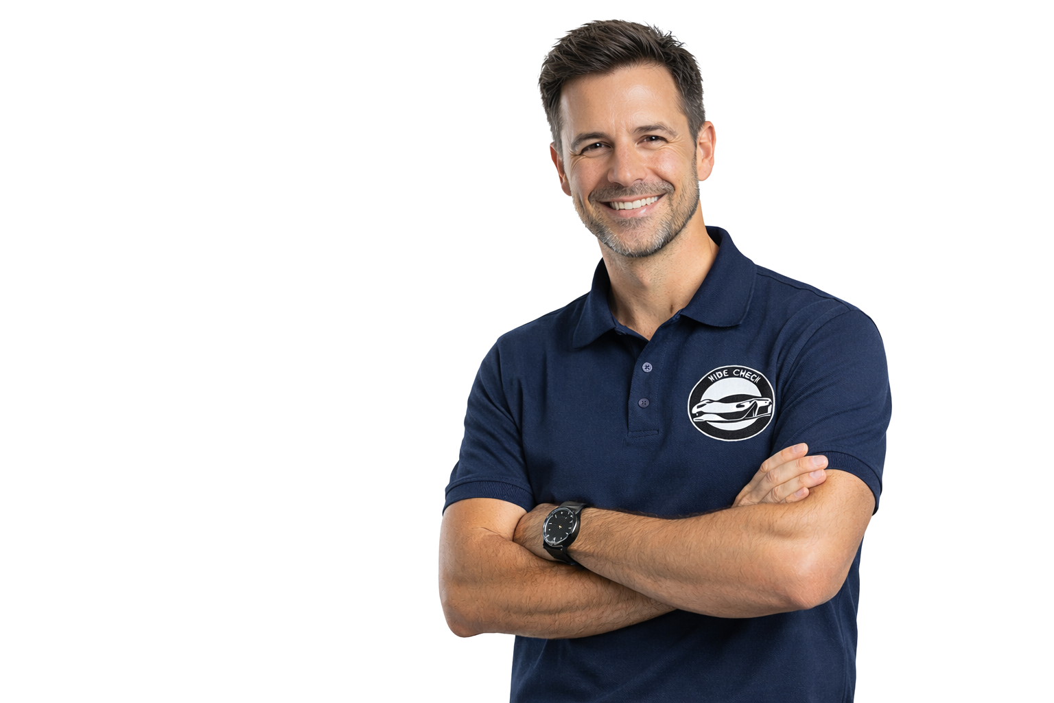 Revisador Ride Check con gesto de confianza